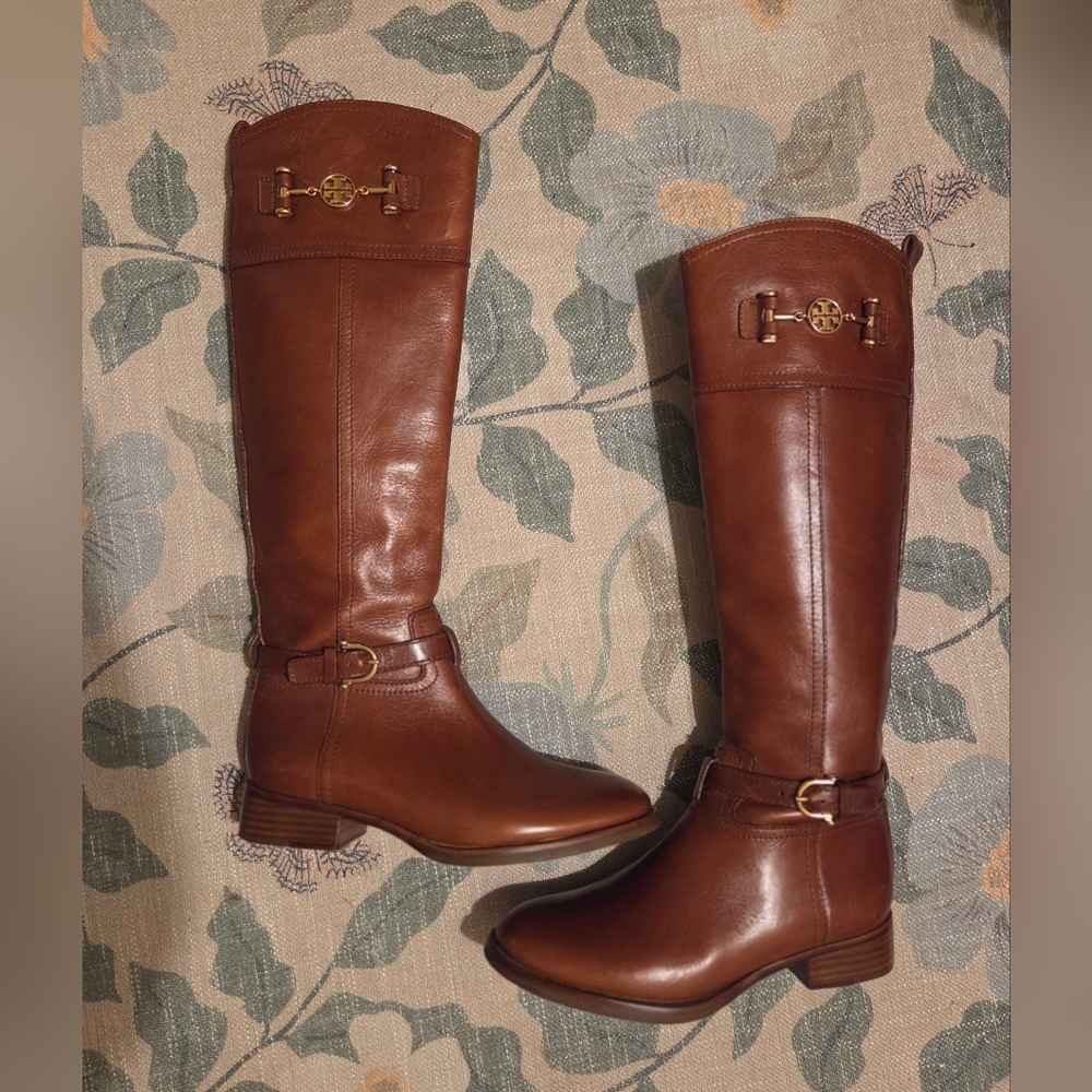 Brown Leather Riding Boots